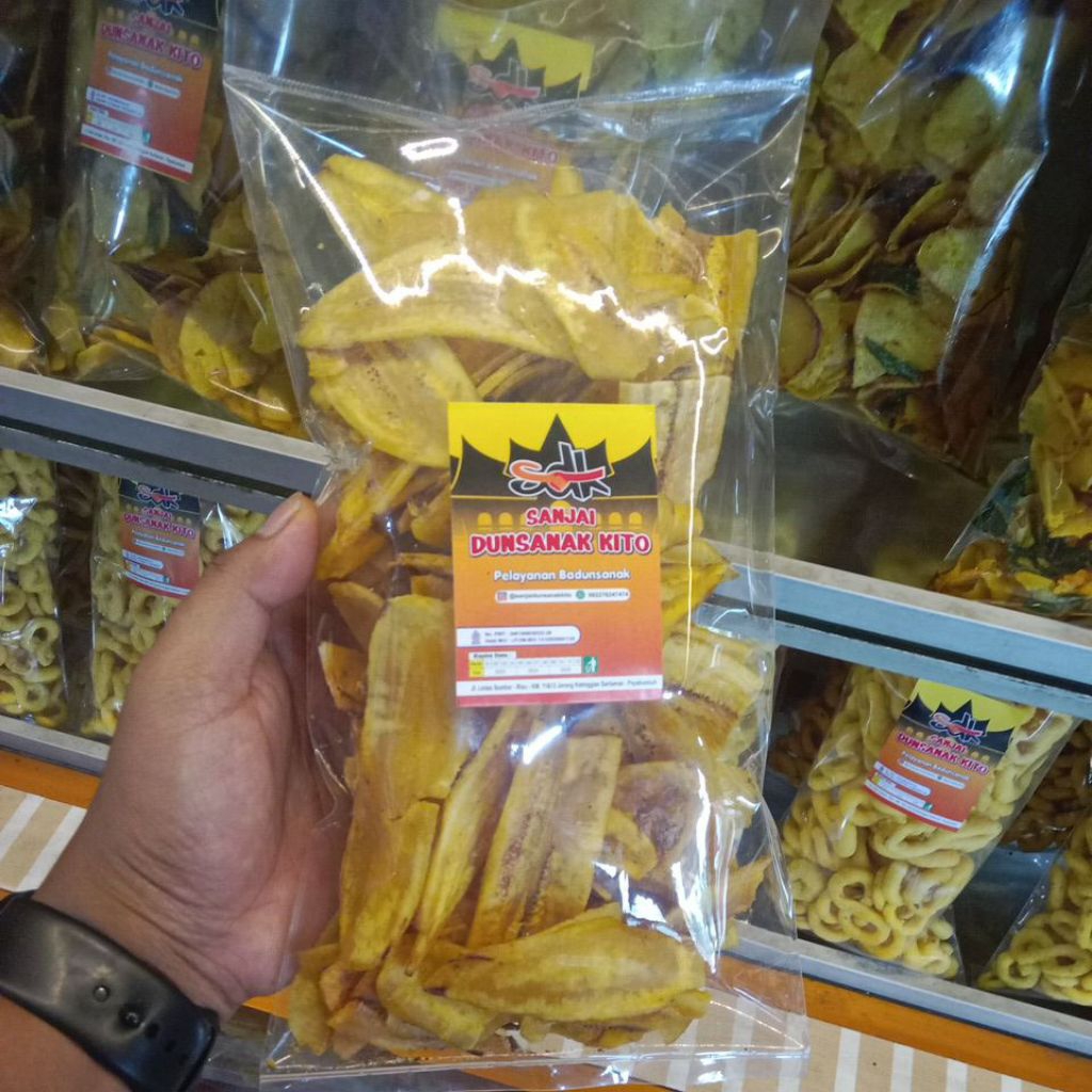 

Kerupuk Pisang Dunsanak Kito