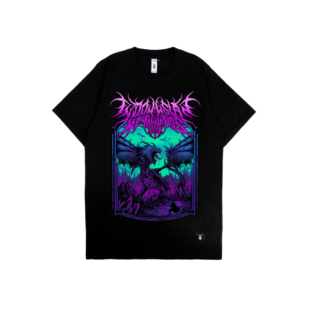 Vampire Kingdom T-shirt Dragonfire Hitam