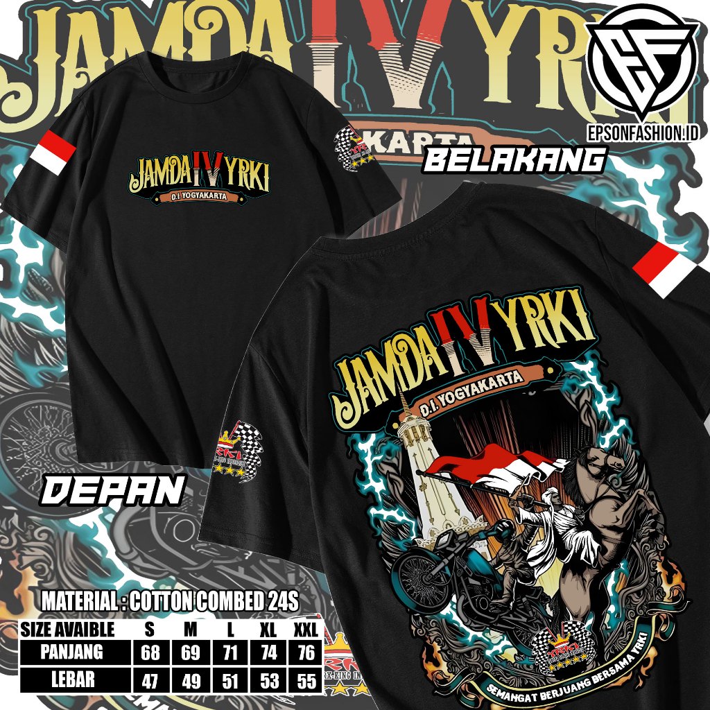 KAOS JAMDA 4 RX KING JOGJA | KAOS ORIGINAL JAMDA 4 RX KING JOGJA | KAOS RX KING / Kaos Jamda 4 Jogja
