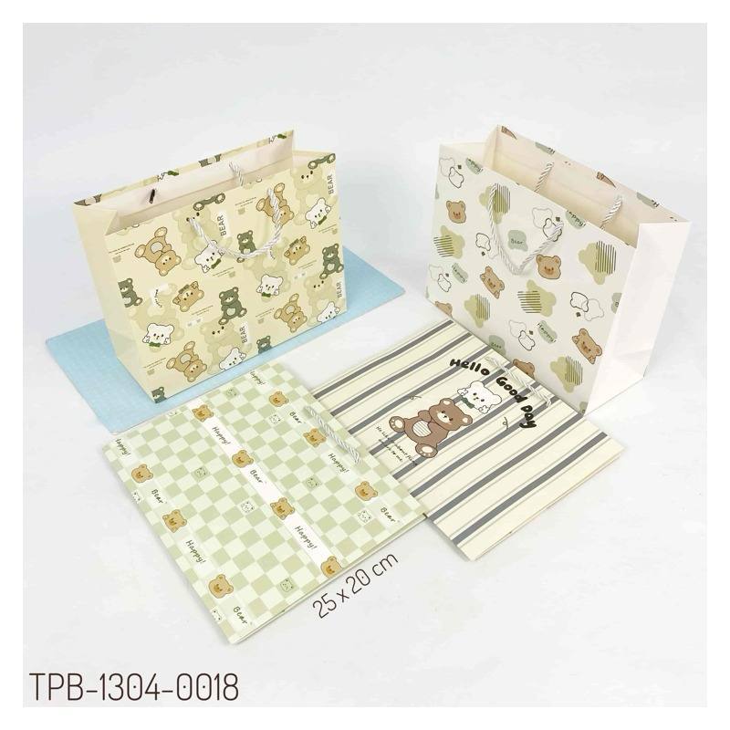 

TPB 1304-0018 - ISI 12 PAPERBAG LANDSCAPE 24.5X20X9.5 MTF BEAR MIX WARNA