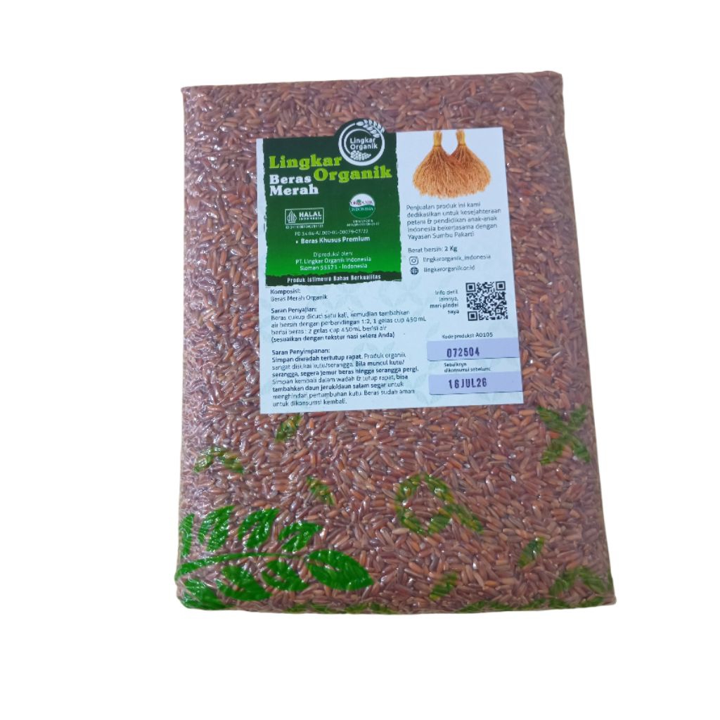 

Lingkar Organik Beras Merah Organik 2kg