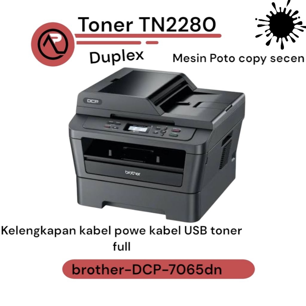 printer bekas murah siap pakai berkualitas brother DCP-7065DN