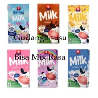

CARGO-Mix Rasa-Susu UHT Diamond 125ml 1 Dus Isi 40pcs| Full Cream, Coklat, Stroberi, Marshmallow