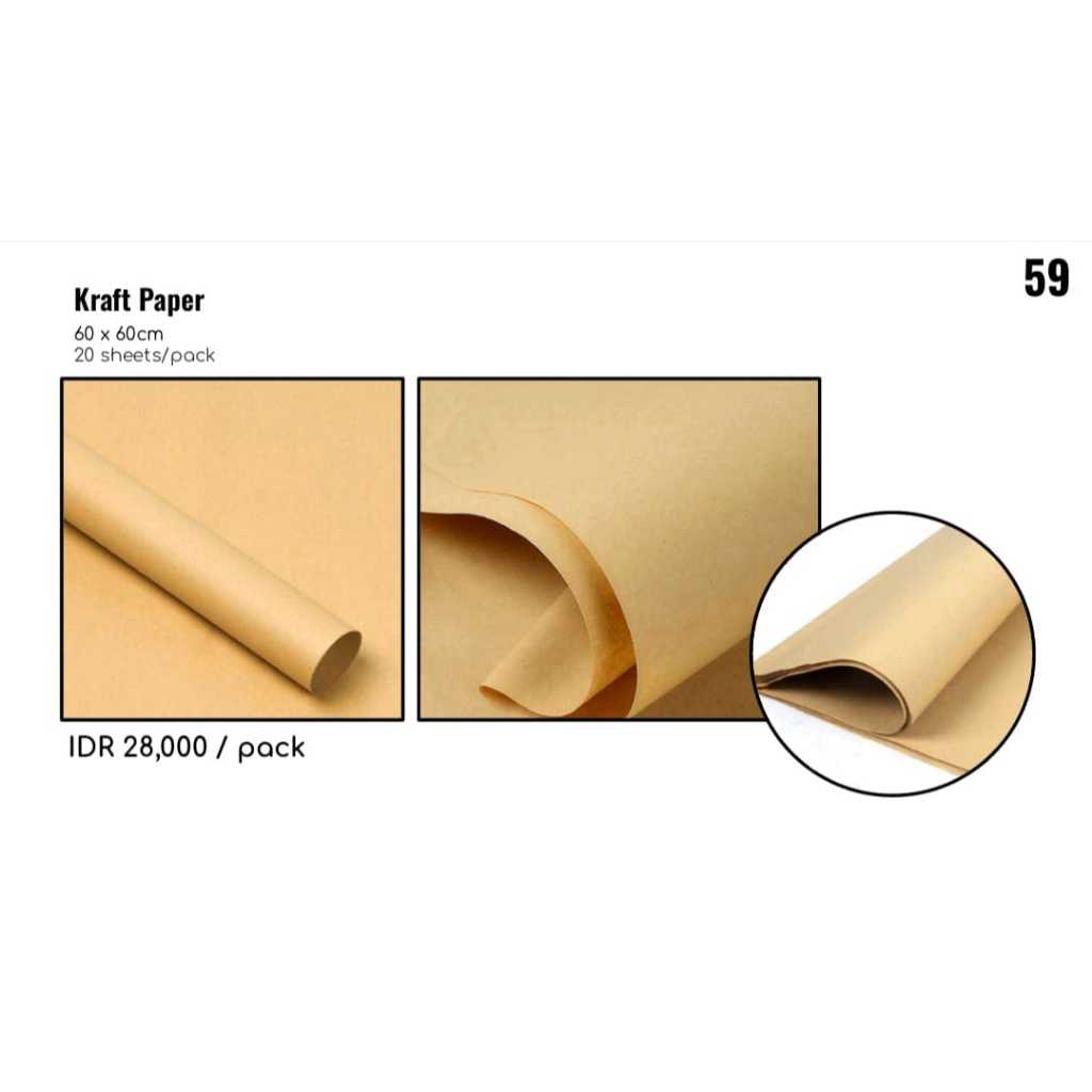 

MY Supplies - Flower Wrapping Paper Kraft Paper Bungkus Buket Bunga