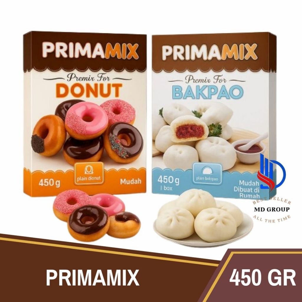 

PRIMAMIX DONUT / BAKPAO 450 GRAM