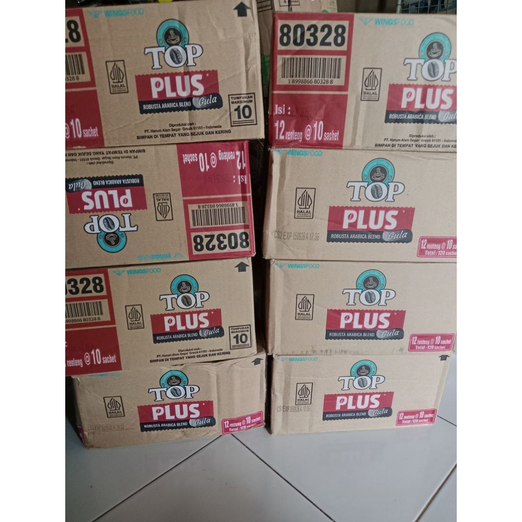 

Kopi Top Plus 1 Karton Isi 120 sachet