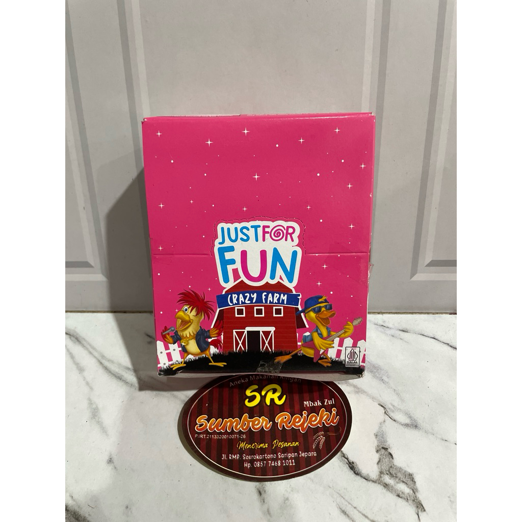 

YUPI JUST FOR FUN CRAZY FARM ISI 24pcs