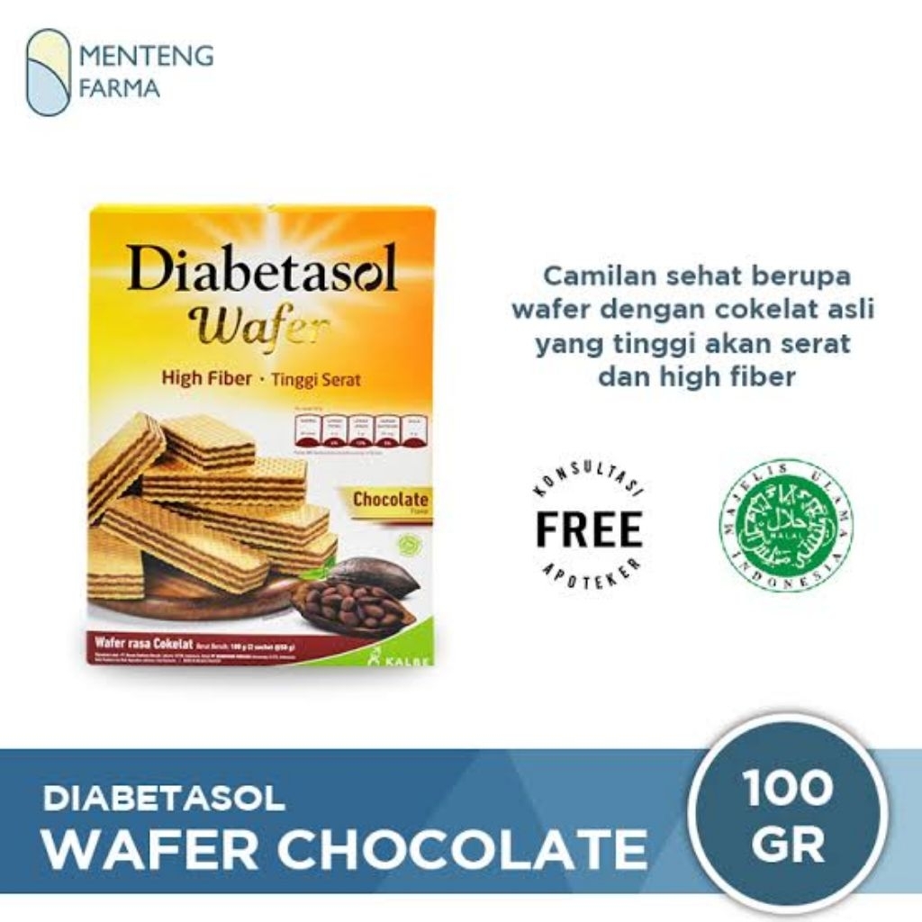 

Diabetasol Wafer Coklat 100g