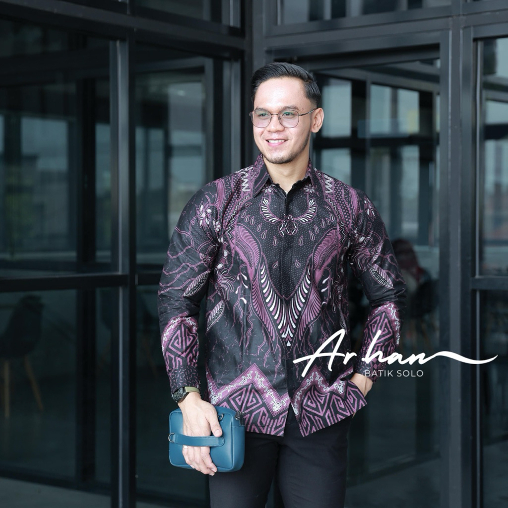 SEKTI UNGU … Kemeja Batik lengan panjang/pendek / kemeja pria / kemeja batik / batik keren,eleghan /