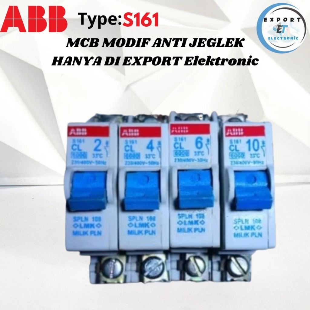 mcb pln abb S161 modifikasi anti jeglek