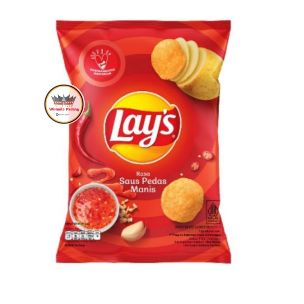 

Lay's Keripik Kentang Rasa Saus Pedas Manis 64gr