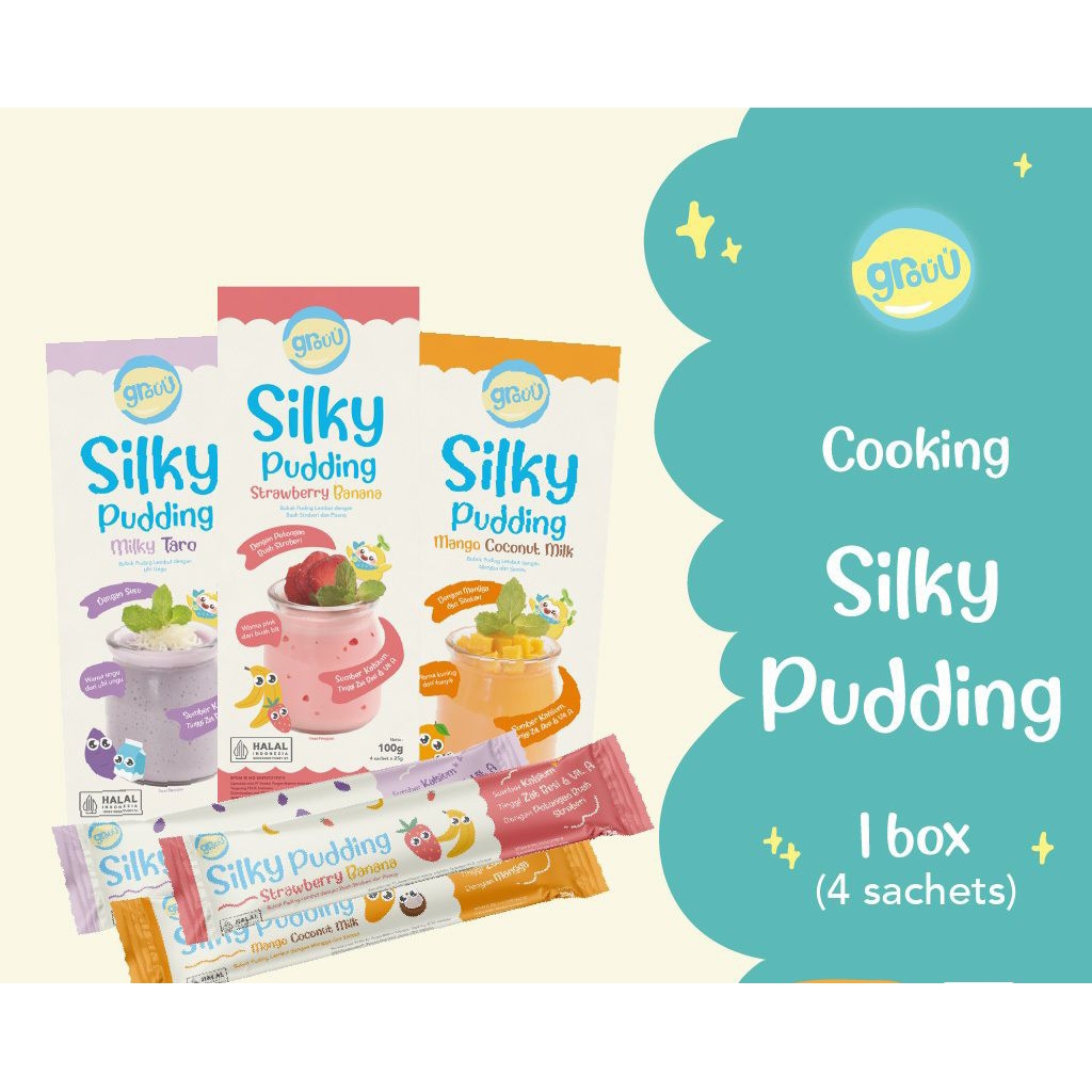 

QBS || GROUU SILKY PUDING || 100gr || 4 sachet