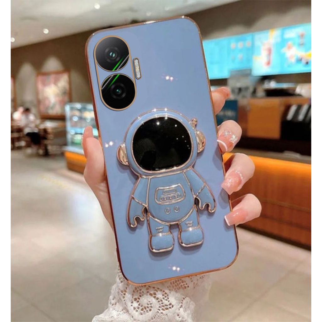 Casing Poco F7 5G | F7 Ultra Astronot Stand Premium Murah Softcase Ansa Case