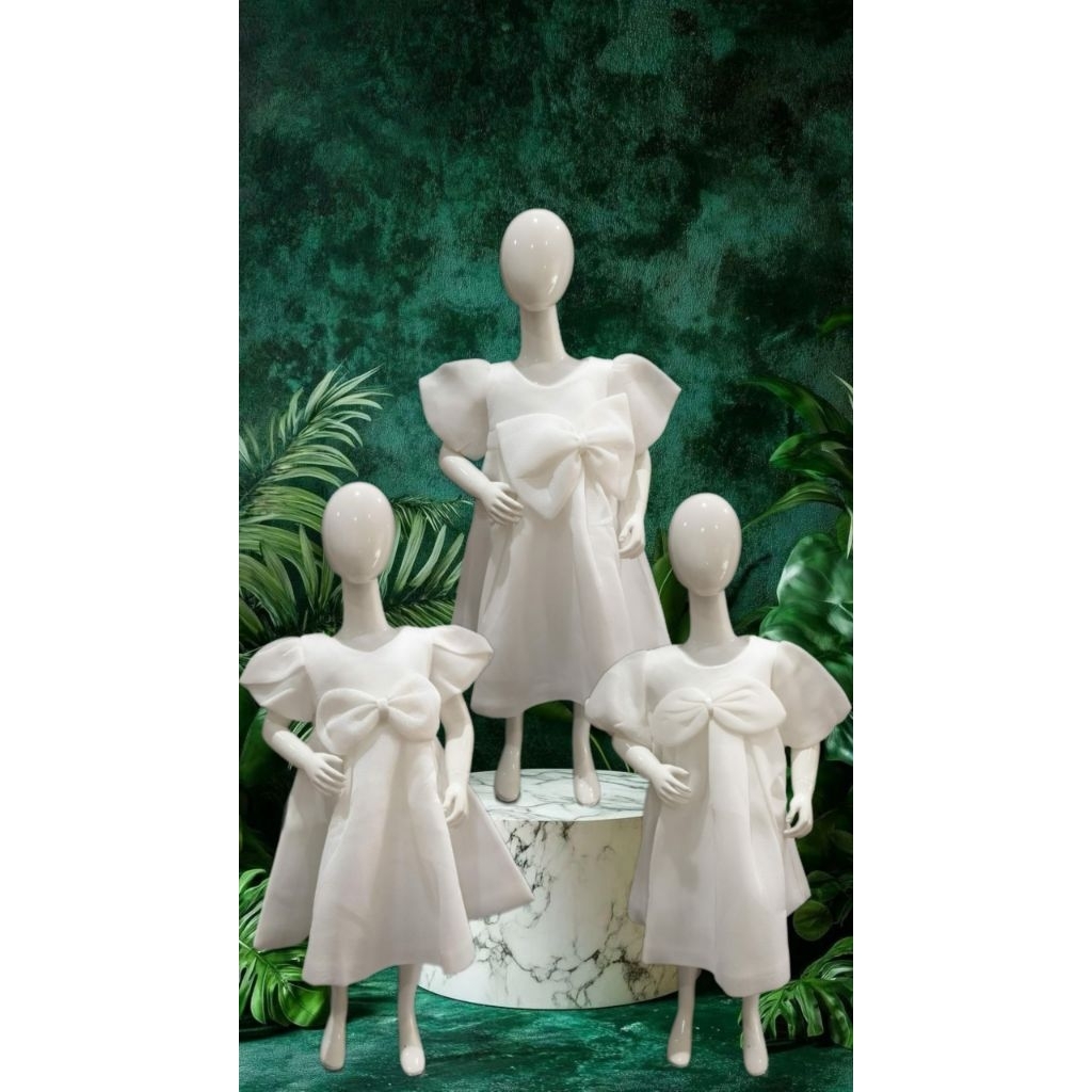 white dress/ baju anak/ dress anak/ baju putih/ baju pesta/ dress korea/ terusan putih/ terusan pere