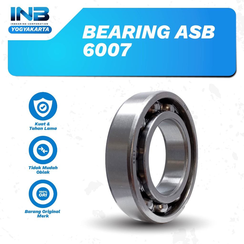 Laker Bearing 6007 ASB Bearing As Roda Depan Triton As Roda Belakang ATV INB Original ASB INB JOGJA