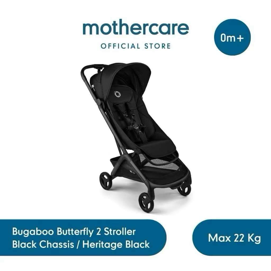 PRELOVED | Bugaboo Butterfly 2 Stroller Black Chassis