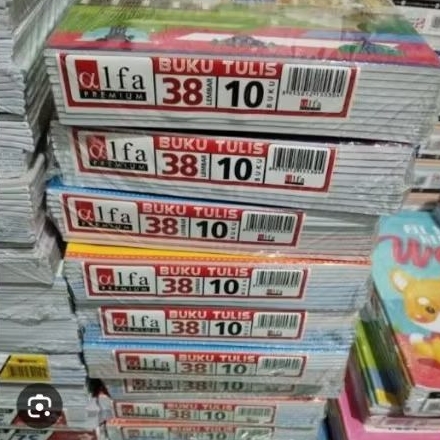 

Alfa Premium Buku Tulis Catatan Sekolah Isi 38 Lembar Dapat 10pcs Alfa Newstar Buku Tulis Catatan Sekolah