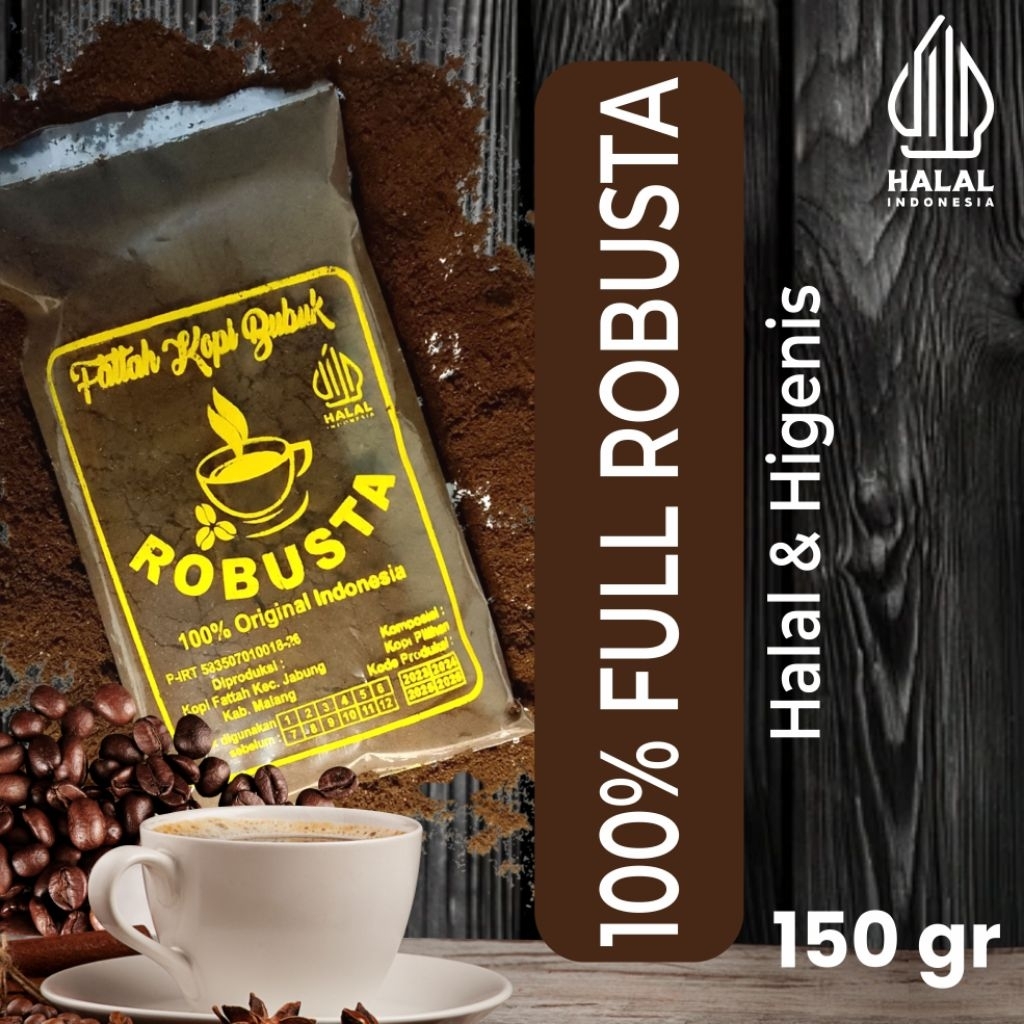 

Kopi Bubuk Robusta Asli Malang – Wangi, Murni, Tanpa Campuran