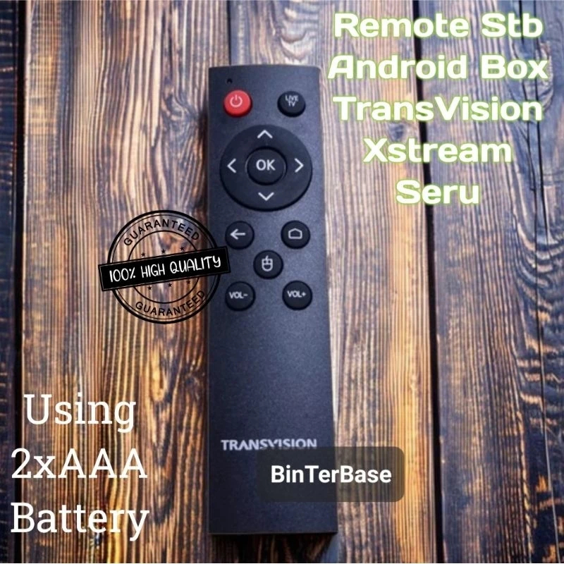Remote remot Android TV Box Transvision Xstream Seru DM12 Ori Original Quality with Logo trans visio