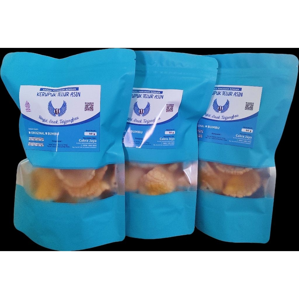 

Krupuk Telur Asin 50 gram