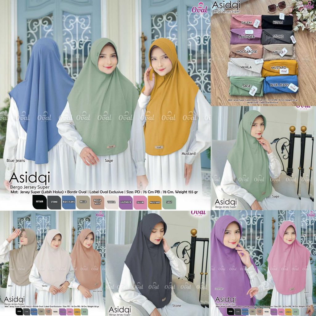 asidqi hijab jersey super