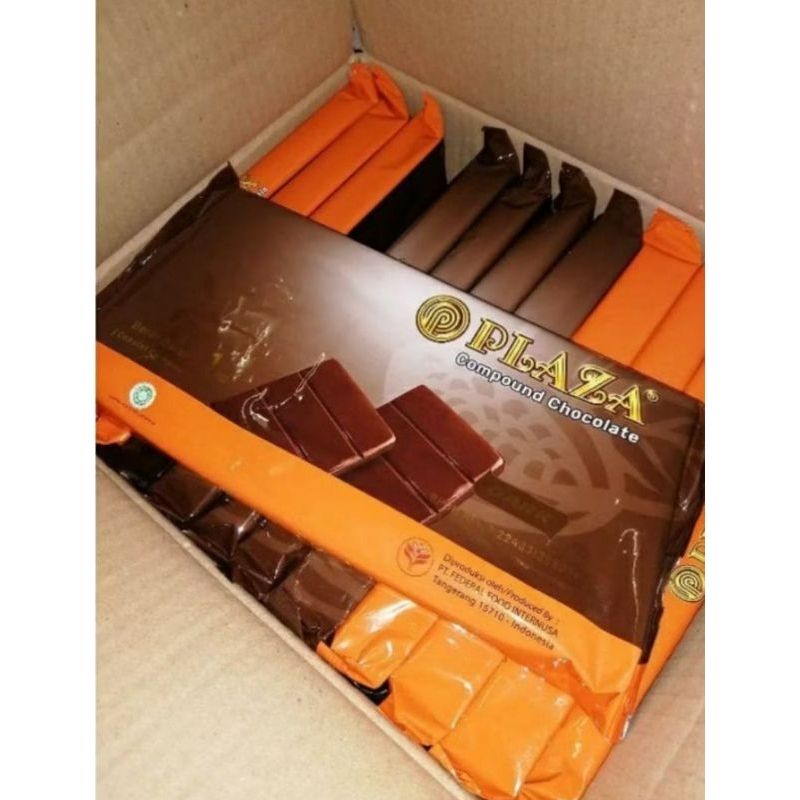 

Plaza Dark Compund Chocolate Batang 1kg