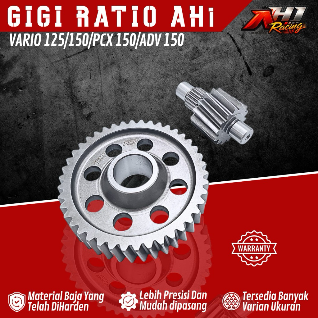 GIGI RATIO RASIO VARIO 125 VARIO 150 PCX 150 THAILAND AH1 RACING 14-42 14-43 15-43