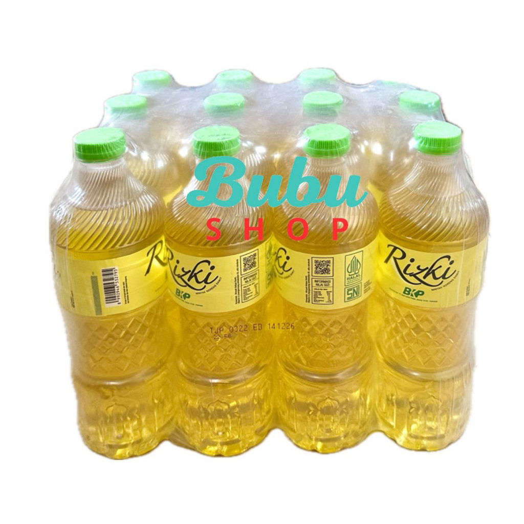 

( 1 crat isi 12 botol ) Minyak Goreng RIZKI 800 ml ( 1 crat isi 12 botol )