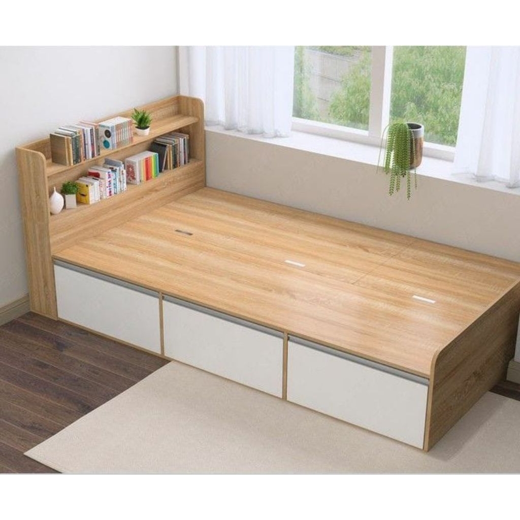 dipan laci minimalis uk 120x200