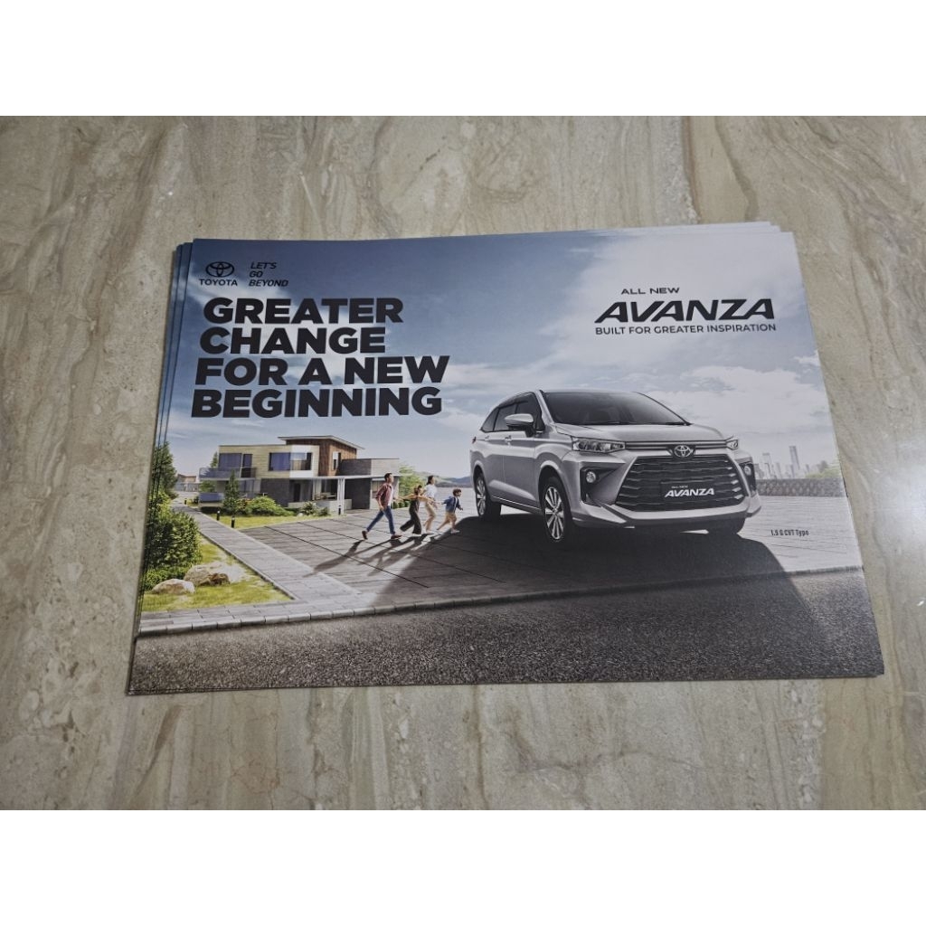 brosur katalog mobil toyota avanza 2022 leaflet