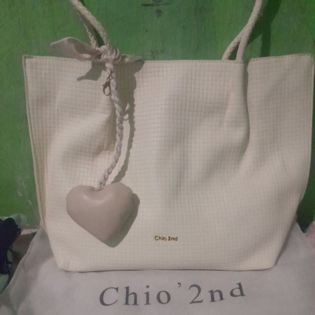 Tas Fashion Tote Chio Beige