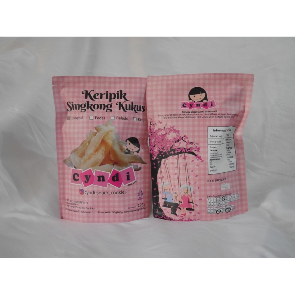 

Keripik Singkong Kukus Cyndi 125gr