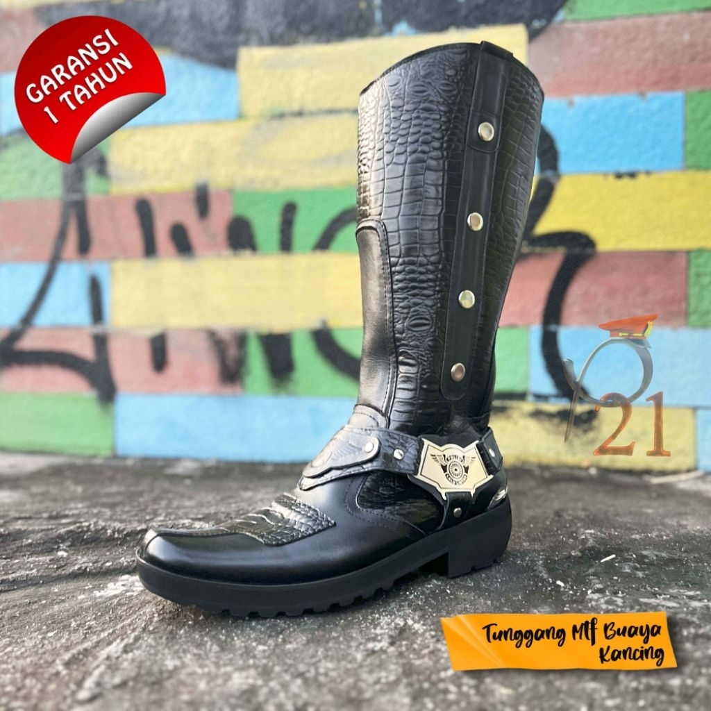 P21 Tunggang Buaya Kancing Sepatu Patwal Lantas