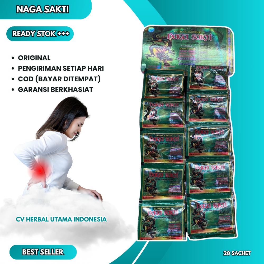 

Kapsul Asam Urat Cap Naga Sakti 20 Sachet