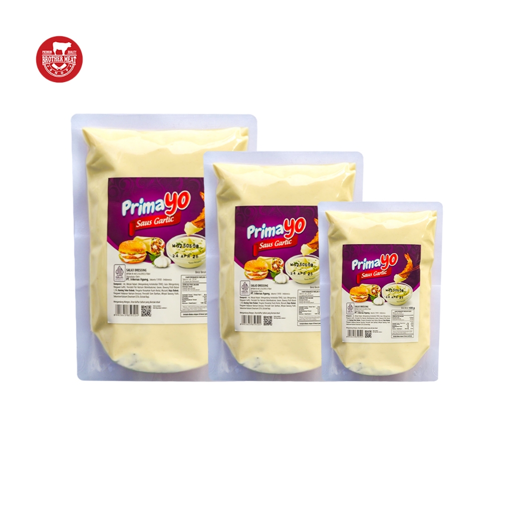 

PRIMA YO Saus Garlic / Saus Rasa Bawang - Brothermeatshop
