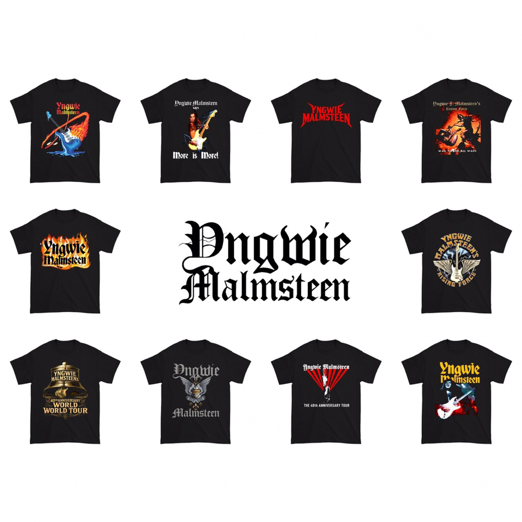 Kaos Yngwie Malmsteen Band Music | Baju Yngwie Malmsteen Band Musik | Kaos Band Yngwie Malmsteen Mus
