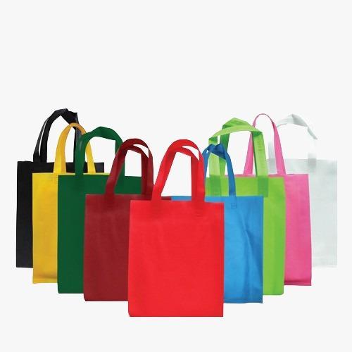 

Tas Spunbond Warna Tebal 75 gsm tali jinjing ukuran Extra Kecil (XS) 20 x 26 x 8.5 per 10 pcs