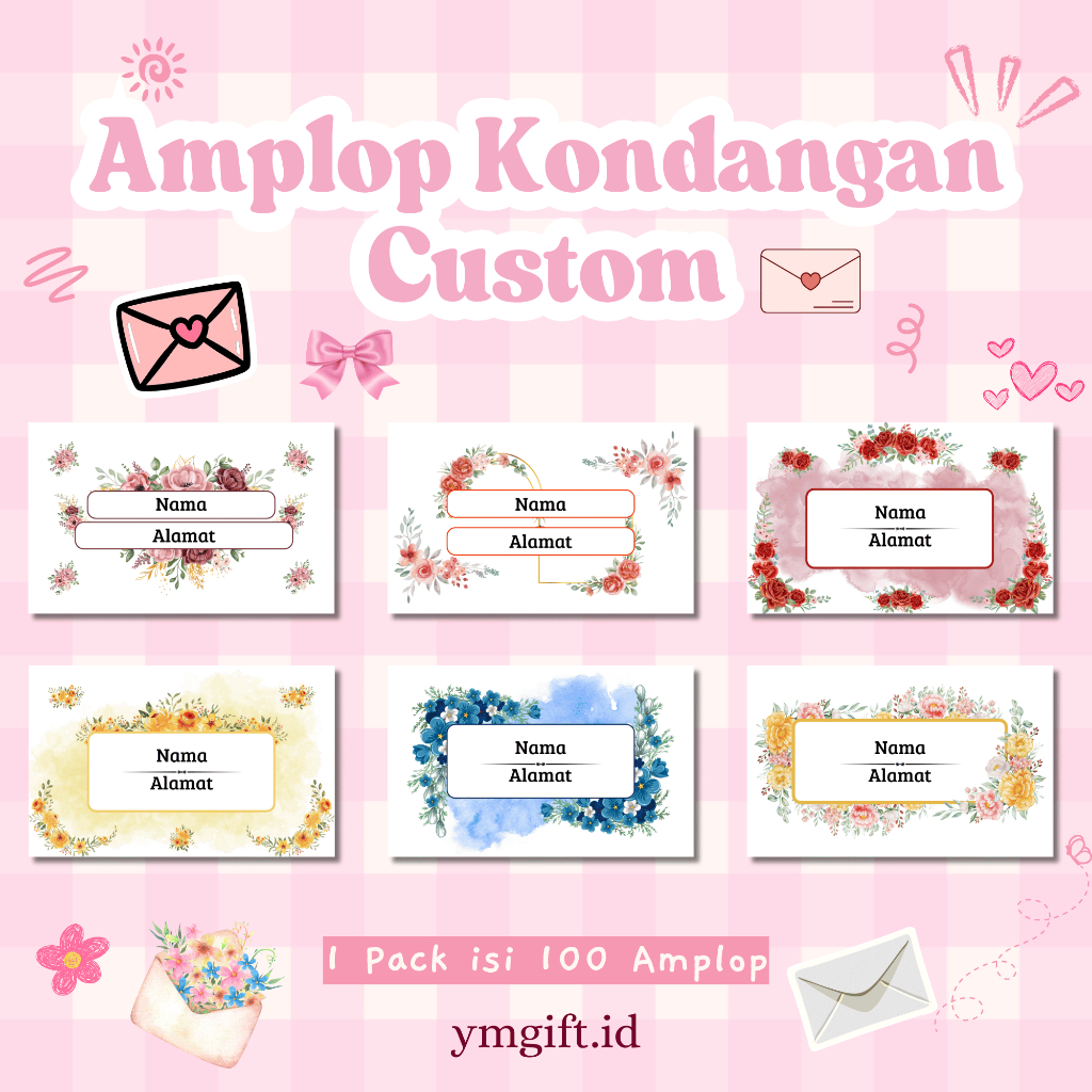 

Amplop kondangan lucu unik viral bagus murah terjangkau bowohan custom desain