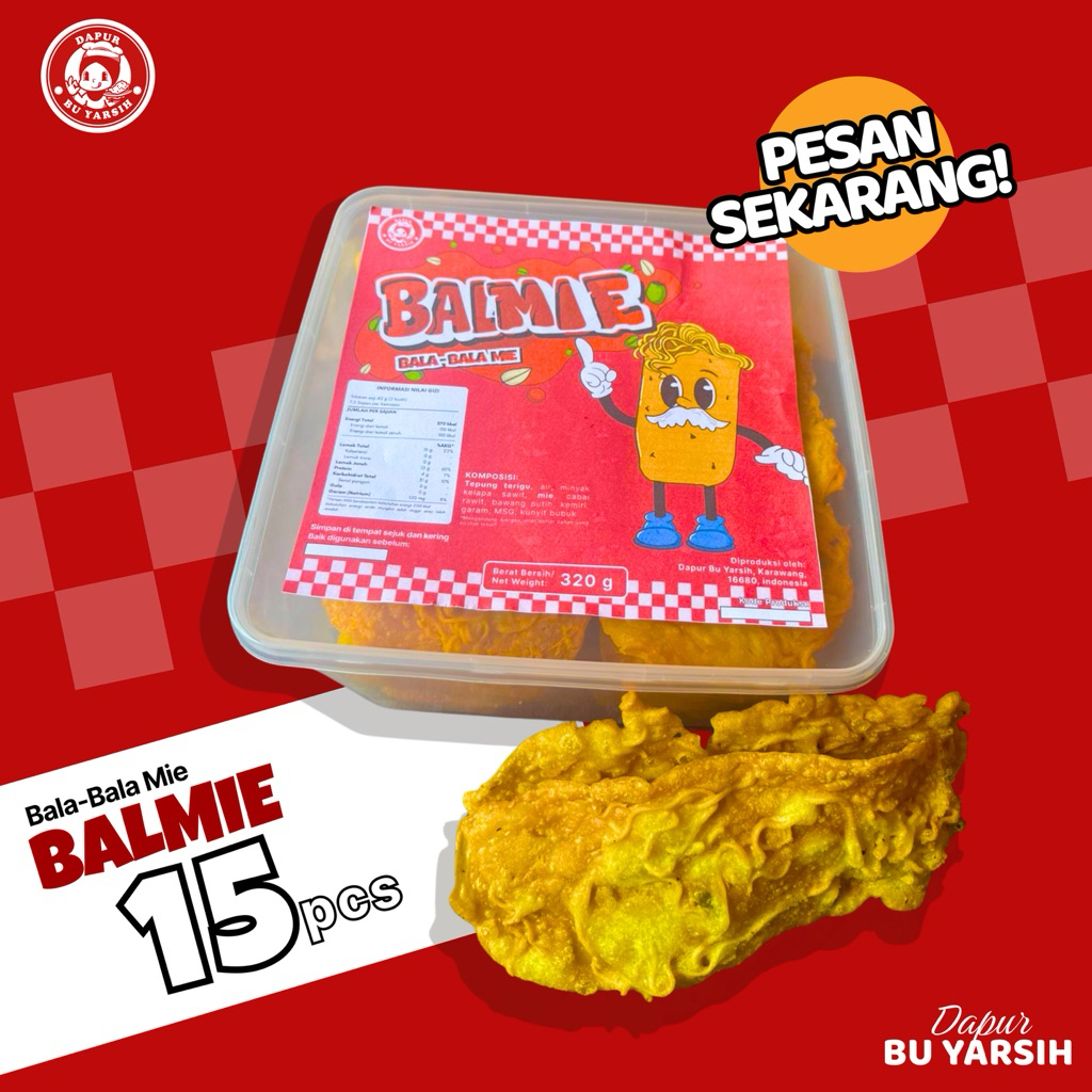 

BALMIE (Bala-bala Mie kering)- Cemilan- Snack- Makanan ringan