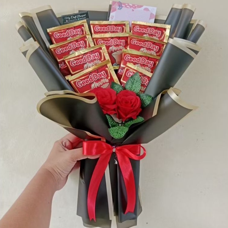 

Buket Kopi hadiah hari guru laki laki ukuran besar