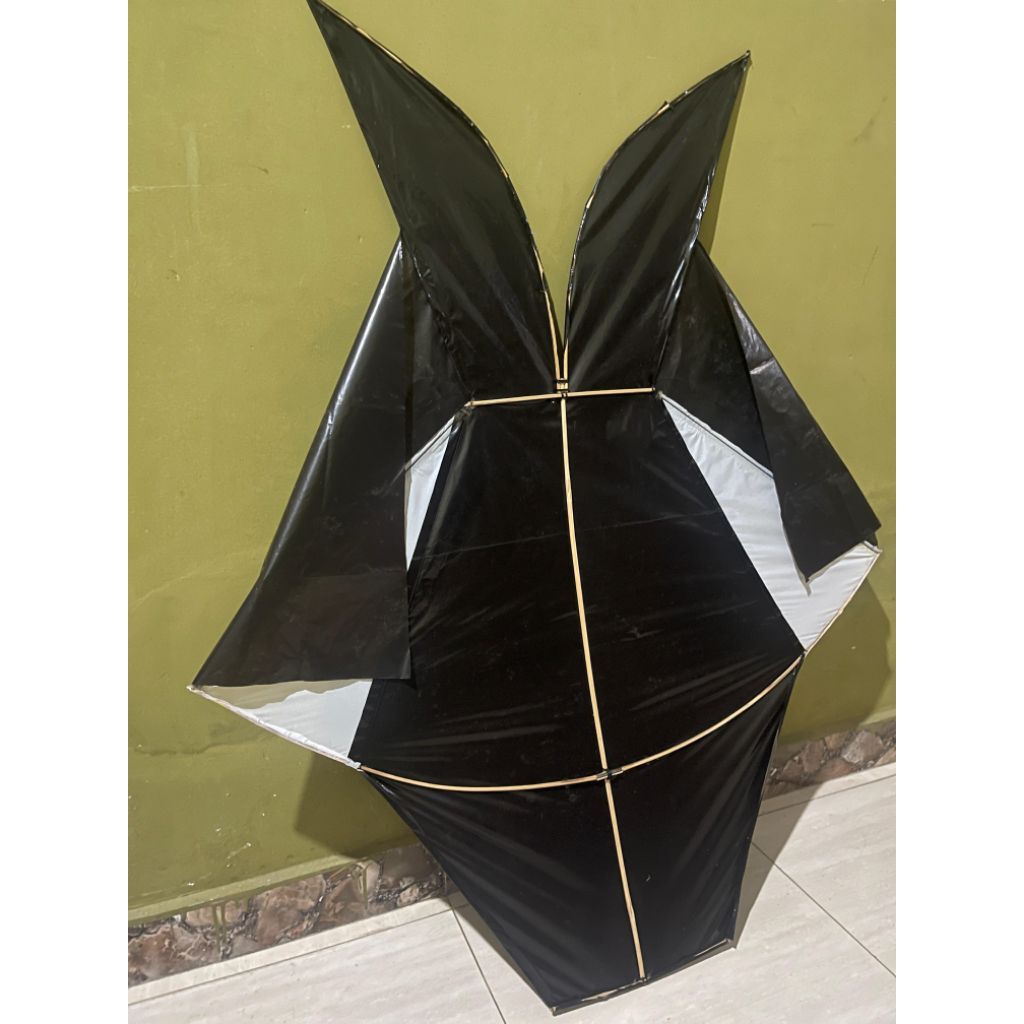 layangan cotek blolong 1 meter knockdown