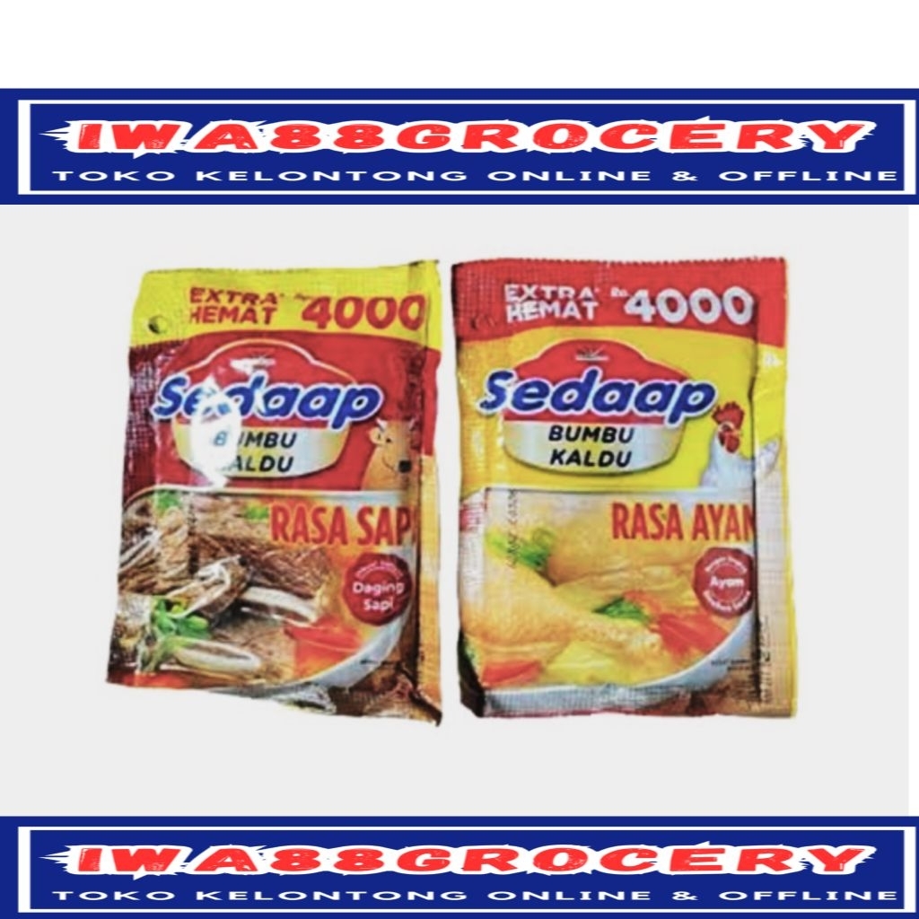 

Sedaap bumbu kaldu 100gram
