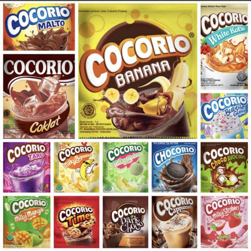 

Cocorio Minuman Serbuk Aneka Rasa 1Renceng/10pcs