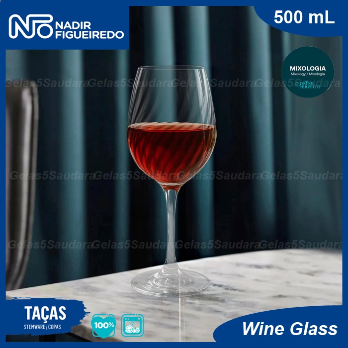 NADIR Gelas Red Wine Kaki 500ml/Gelas Wine Kaki/Gelas Wine/Gelas Kaki/NADIR Gelas Kaki/Wine Glass