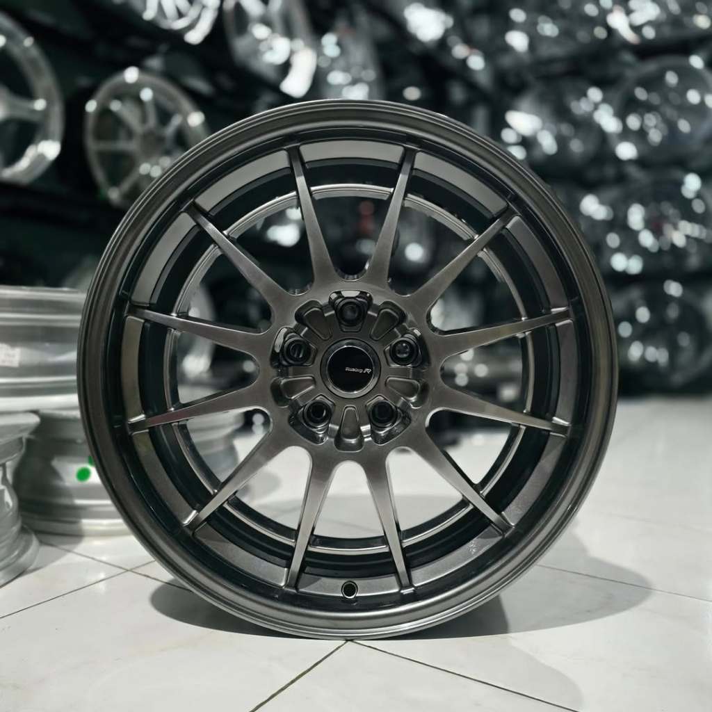 Velg Enkei Spider Brand New Ring 18 Pcd 5x114.3 Lebar 8.5 Et 40 Warna Hyper Black Kondisi Baru