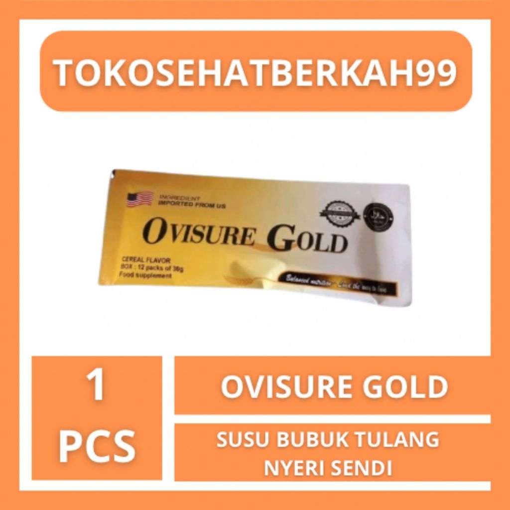 

1 Sachet OVISURE GOLD Asli Susu Bubuk Nyeri Sendi Otot Pengapuran Tulang