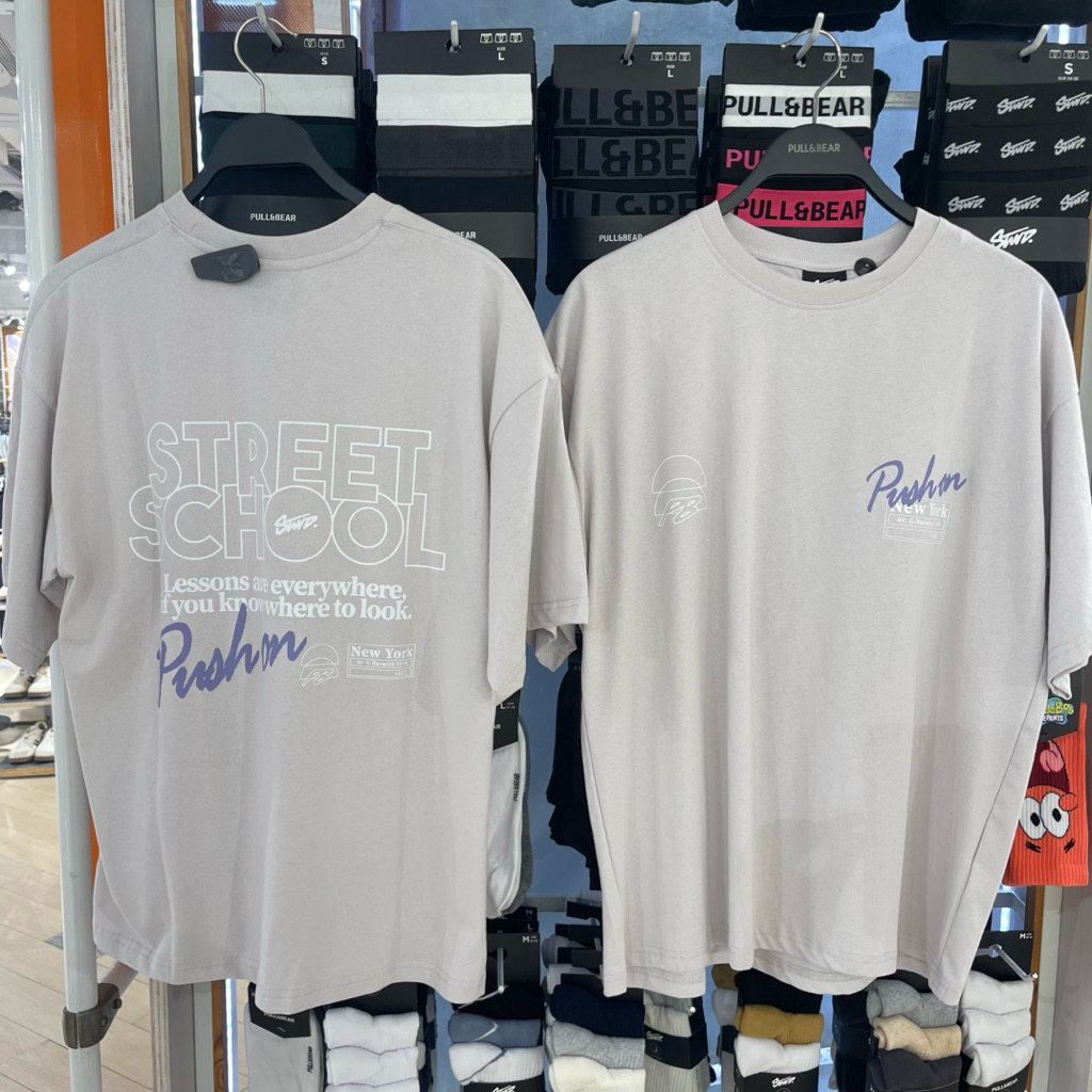 Kaus T-shirt Stwd PULL&BEAR MEN Jastip (jasa titip)