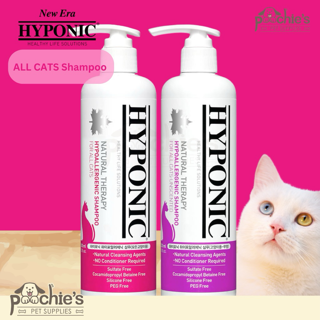 Shampoo Kucing - HYPONIC Hypoallergenic Shampoo Kucing - ALL CATS Shampoo