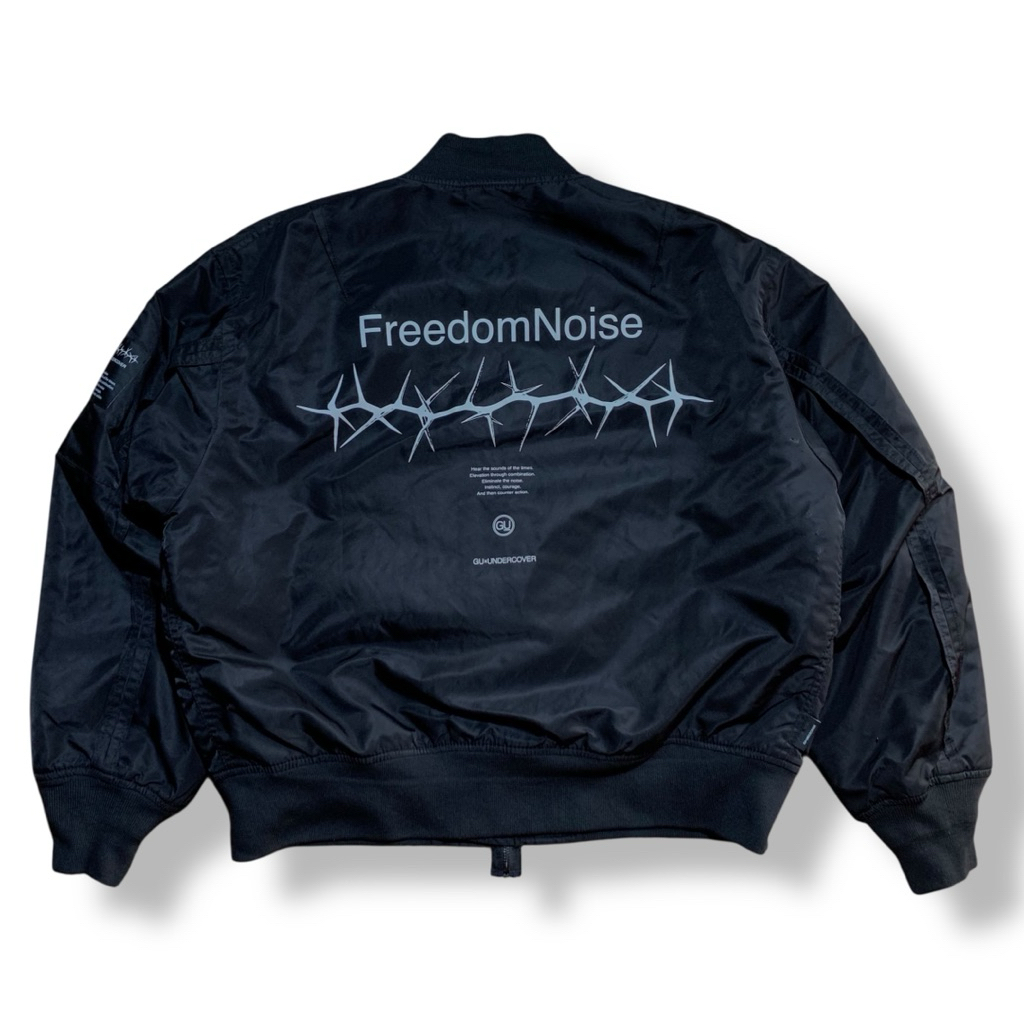 GU x Undercover "Freedom Noise"Bomber Jacket