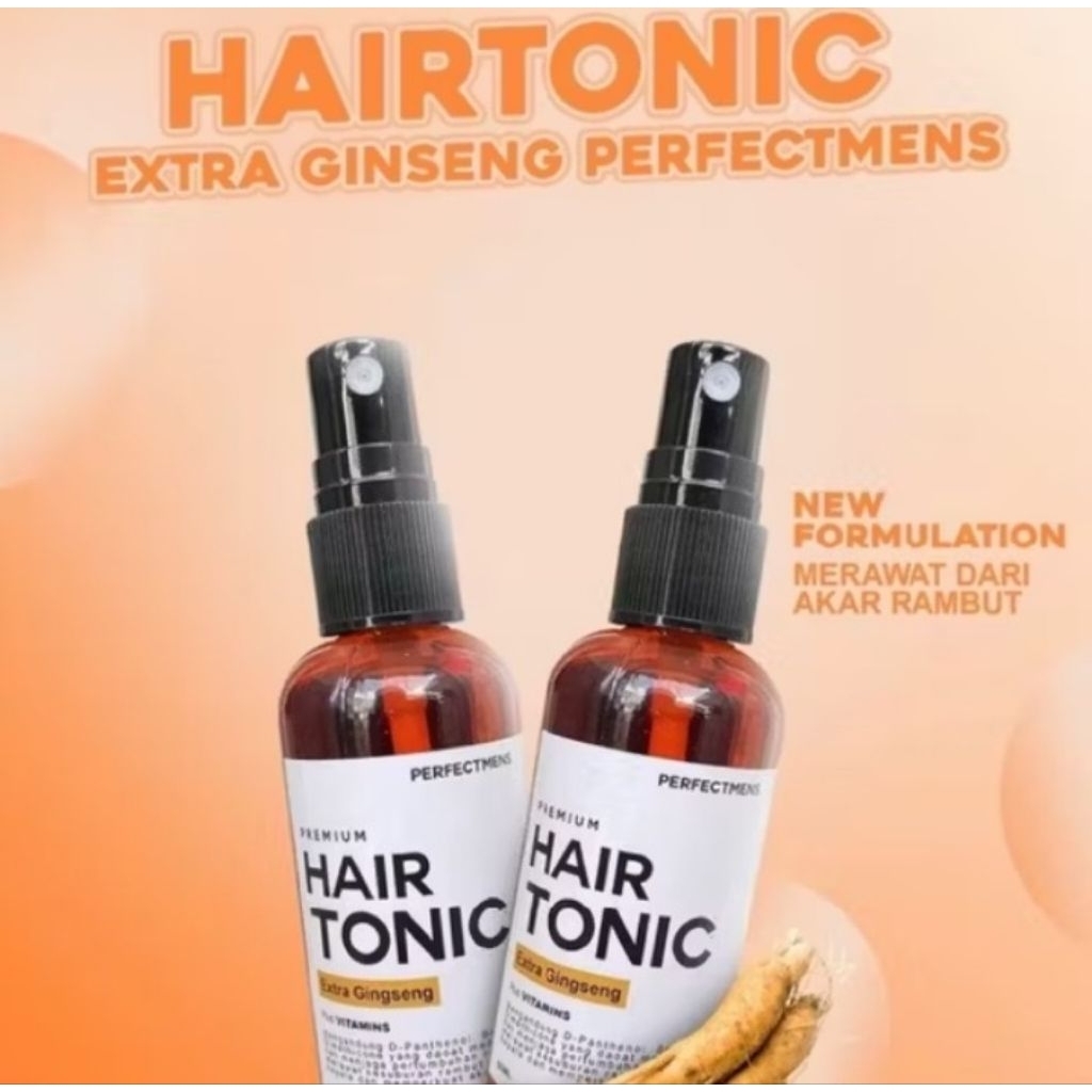 hair tonic gingseng 60ml penumbuh rambut dan vitamin rambut original